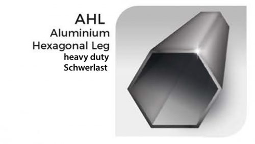 Sechseckiges Bein aus Aluminium für Schwerlast