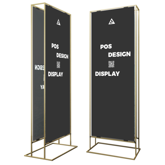 Design POS Display Doppelseitig