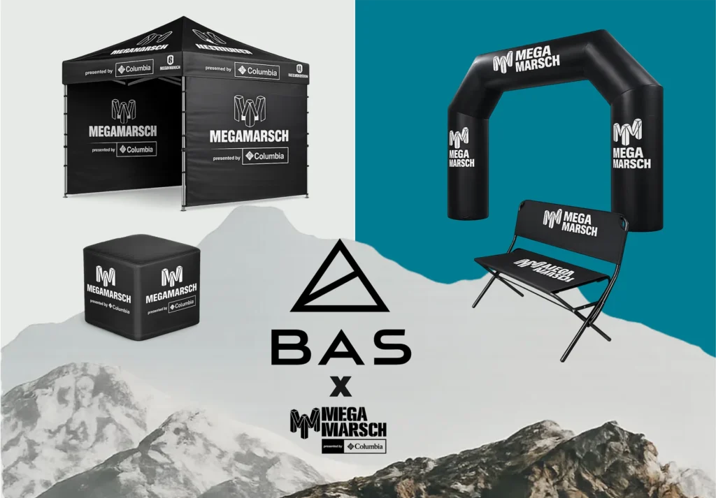 Eventausstattung von BAS-Innovation als offizieller Partner